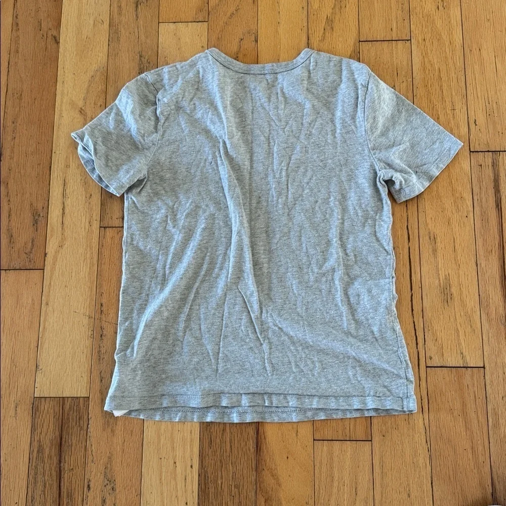 Gap Kids | Gray Graphic Tee | Organic Cotton | Motorcycle/Pizza | size L